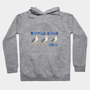 Norfolk Coast Vibes Seagulls Hoodie